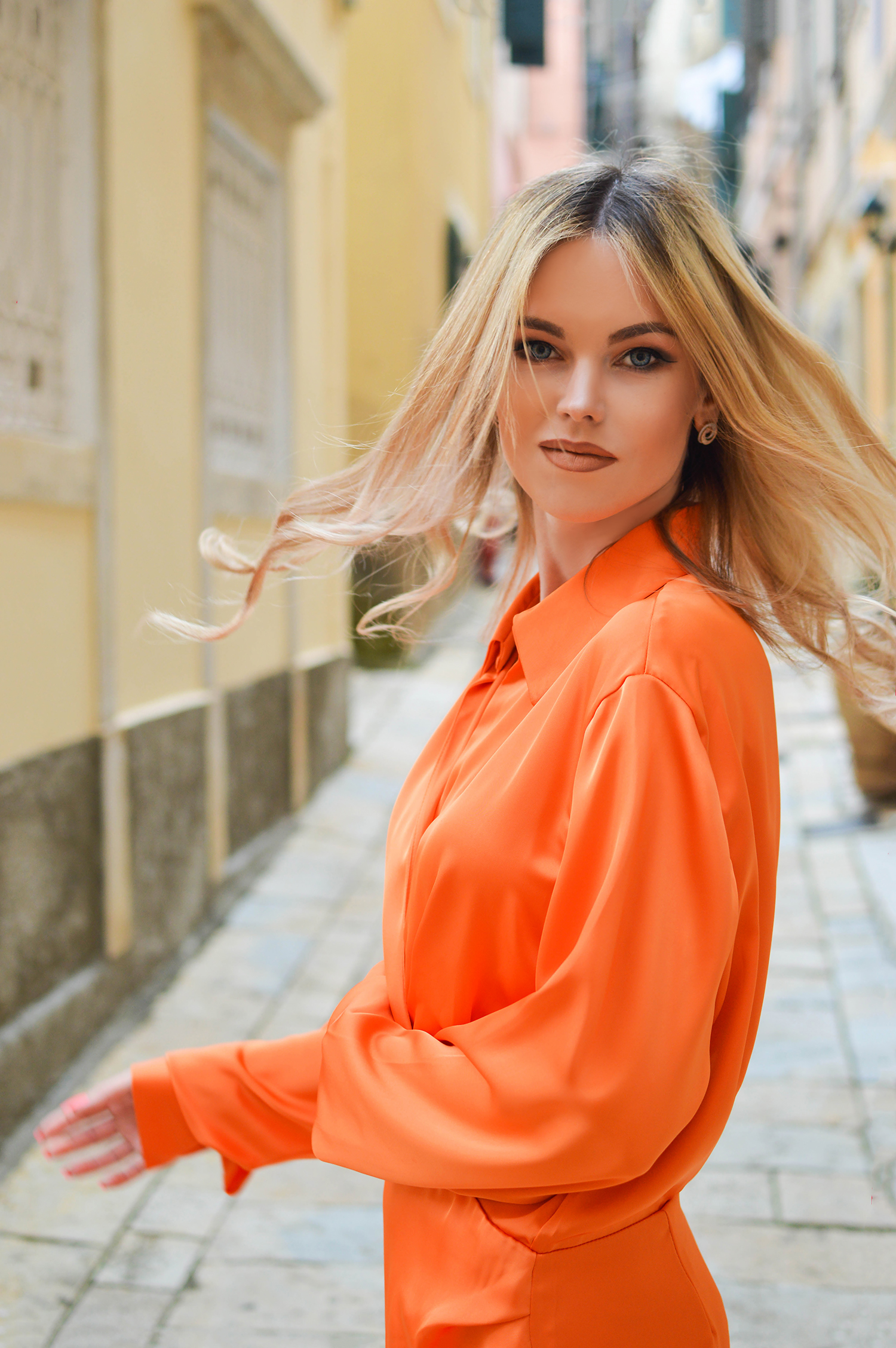 Orange Chicwish Dress by Tamara Bellis
